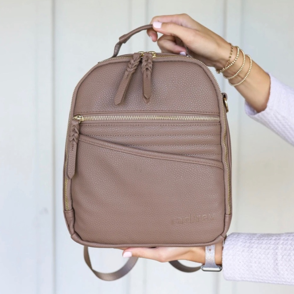 *SOLD* Rad Rev the 1 Mini Backpack in Taupe